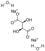 D-酒石酸钠 二水 结构式
