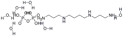 二磷酸精胺 六水 结构式