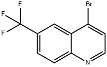 4-溴-6-三氟甲基喹啉 结构式