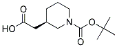 (R)-1-BOC-3-哌啶乙酸 结构式