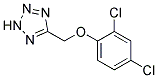 5-[(2,4-DICHLOROPHENOXY)METHYL]-2H-1,2,3,4-TETRAAZOLE 结构式