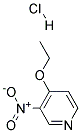 3-Nitro-4-Ethoxy-Pyridine HCl 结构式