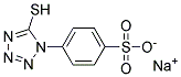 4-(5-Mercapto-1h-Tetrazole-1-Yl)-Benzene Sulfonate Sodium Salt 结构式