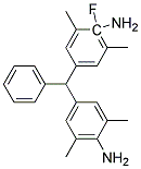 3,3',5,5'-Tetramethyl-4,4'-Diamino Diphenyl-4'-Fluorophenylmethane 结构式