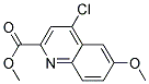 Methyl 4-Chloro-6-Methoxy-2-Quinoline-Carboxylate 结构式