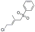 (E)-Chloro-2-Methyl-1-Phenylsulfonyl-2-Butene 结构式
