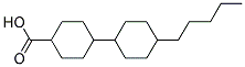 4'-戊基-1,1'-联环己烷-4-羧酸 结构式