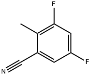 3,5-二氟-2-甲基苯腈 结构式
