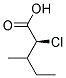 S-2-氯-3-甲基戊酸 结构式