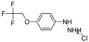 4-(2,2,2-三氟乙氧基)苯基肼,盐酸 结构式