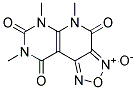5,6,8-trimethyl-4,7,9-trioxo-4,5,6,7,8,9-hexahydropyrimido[5',4':5,6]pyrido[3,4-c][1,2,5]oxadiazol-3-ium-3-olate 结构式