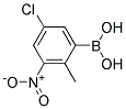 5-Chloro-2-methyl-3-nitrobenzeneboronic acid 结构式