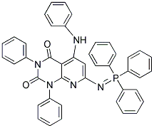 5-anilino-1,3-diphenyl-7-[(triphenyl-lambda~5~-phosphanylidene)amino]pyrido[2,3-d]pyrimidine-2,4(1H,3H)-dione 结构式