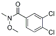 3,4-Dichloro-N-methoxy-N-methylbenzamide 结构式