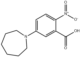 5-Azepan-1-yl-2-nitrobenzoic acid 结构式