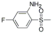 5-Fluoro-2-(methylsulphonyl)aniline 结构式