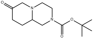 7-氧代八氢-2H-吡啶并[1,2-A]吡嗪-2-羧酸叔丁酯 结构式