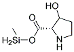 甲基硅烷醇羟脯氨酸酯 结构式
