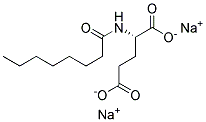 辛酰谷氨酸钠 结构式