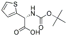 BOC-D-2-(2-噻吩基)甘氨酸 结构式