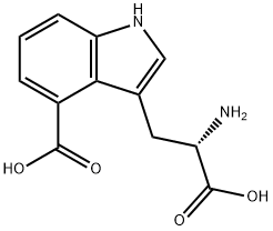 4-CARBOXY-L-TRYPTOPHAN 结构式