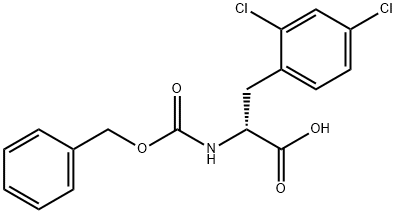 CBZ-2,4-DICHLORO-D-PHENYLALANINE 结构式