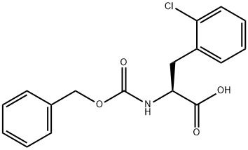 CBZ-2-CHLORO-L-PHENYLALANINE 结构式