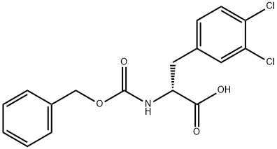 CBZ-3,4-DICHLORO-D-PHENYLALANINE 结构式