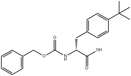 Cbz-4-tert-butyl-D-Phenylalanine 结构式