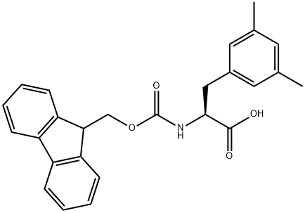 FMOC-3,5-DIMETHY-L-PHENYLALANINE 结构式