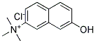 7-Hydroxy-N,N,N-trimethylnaphthalen-2-aminium chloride 结构式