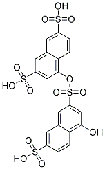 Alpha Naphthol-3,6-disulfonic Acid /1-Naphthol-3,6-disulfonic Acid 结构式