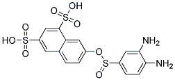 Naphthalene-2-(3-Aminosulfanilide)-6,8-Disulfonic Acid 结构式