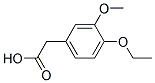 4-ETHOXY-3-METHOXYPHENYLACETICCID 结构式