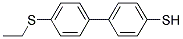 4-(4-ETHYLTHIOPHENYL)THIOPHENOL 96% 结构式