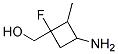 (3-AMINO-1-FLUORO-2-METHYL-CYCLOBUTYL)-METHANOL 结构式