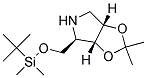 (3AR,4R,6AS)-4-(TERT-BUTYL-DIMETHYL-SILANYLOXYMETHYL)-2,2-DIMETHYL-TETRAHYDRO-[1,3]DIOXOLO[4,5-C]PYRROLE 结构式