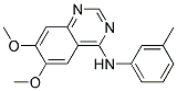 (6,7-DIMETHOXY-QUINAZOLIN-4-YL)-M-TOLYL-AMINE 结构式
