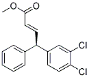 (E)-(R)-4-(3,4-DICHLORO-PHENYL)-4-PHENYL-BUT-2-ENOIC ACID METHYL ESTER 结构式