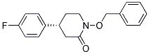 (R)-1-BENZYLOXY-4-(4-FLUORO-PHENYL)-PIPERIDIN-2-ONE 结构式