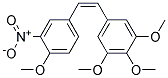 (Z)-1-METHOXY-2-NITRO-4-[2-(3,4,5-TRIMETHOXYPHENYL)VINYL]BENZENE 结构式
