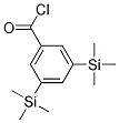 3,5-BIS-TRIMETHYLSILANYL-BENZOYL CHLORIDE 结构式