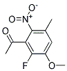 3-ACETYLMETHYL-1-METHOXY-2-FLUORO-4-NITROBENZENE 结构式