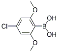 4-CHLORO-2,6-DIMETHXOYPHENYLBORONIC ACID 结构式