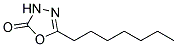 5-HEPTYL-1,3,4-OXADIAZOL-2(3H)-ONE 结构式