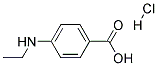 4-Ethylaminobenzoic acid HCl 结构式