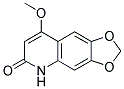 8-METHOXY-5H-[1,3]DIOXOLO[4,5-G]QUINOLIN-6-ONE 结构式