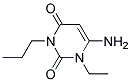 6-AMINO-1-ETHYL-3-PROPYL-1H-PYRIMIDINE-2,4-DIONE 结构式