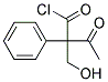 Acetyltropoyl Chloride (DL-) 结构式