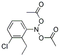 3-Chloro-N,N-Diacetoxyethylaniline 结构式